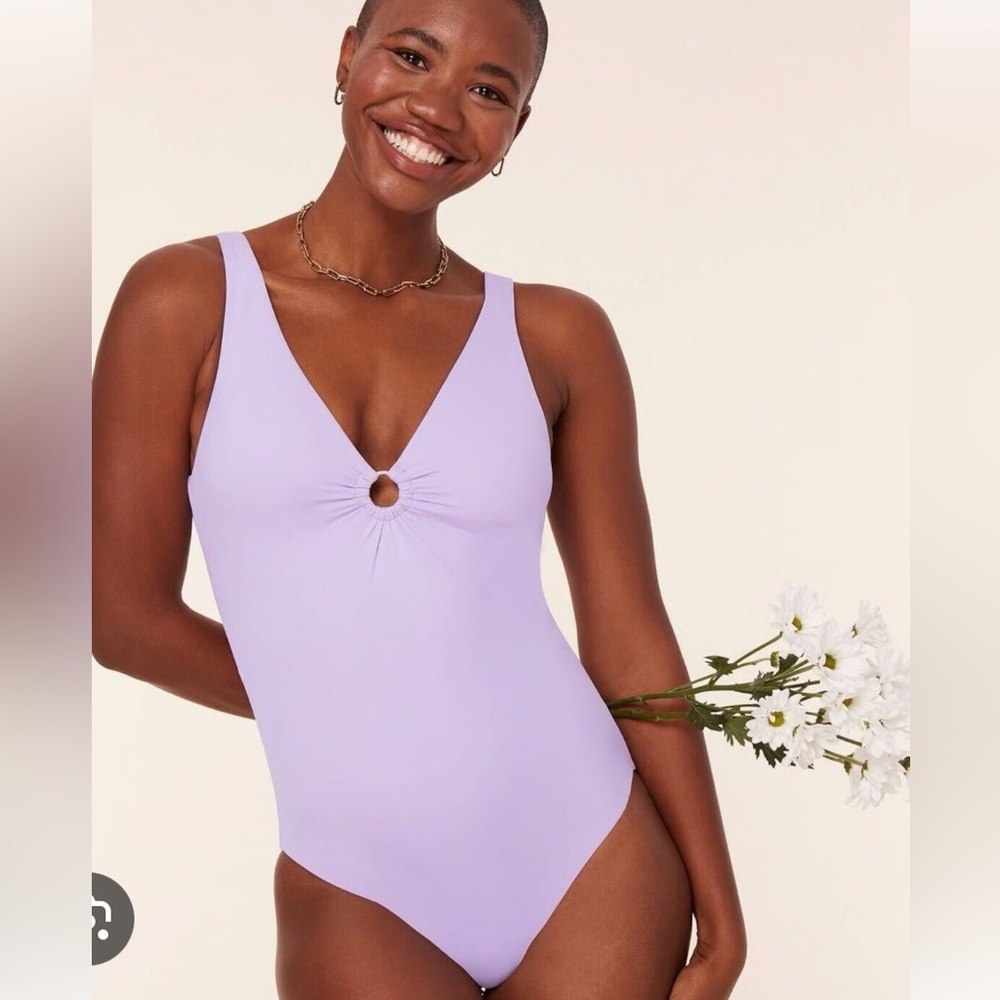Andie Bonita Lavender Women's One Piece Swimsuit